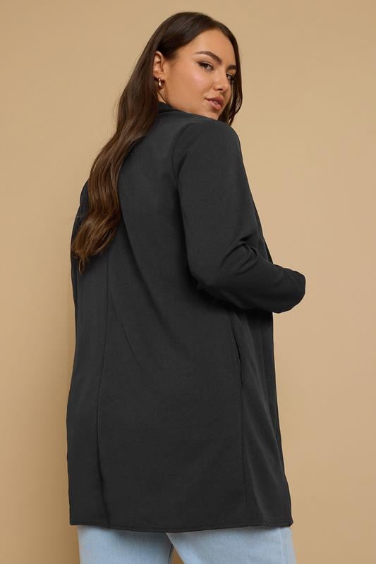 Evans YOURS Curve Black Longline Blazer