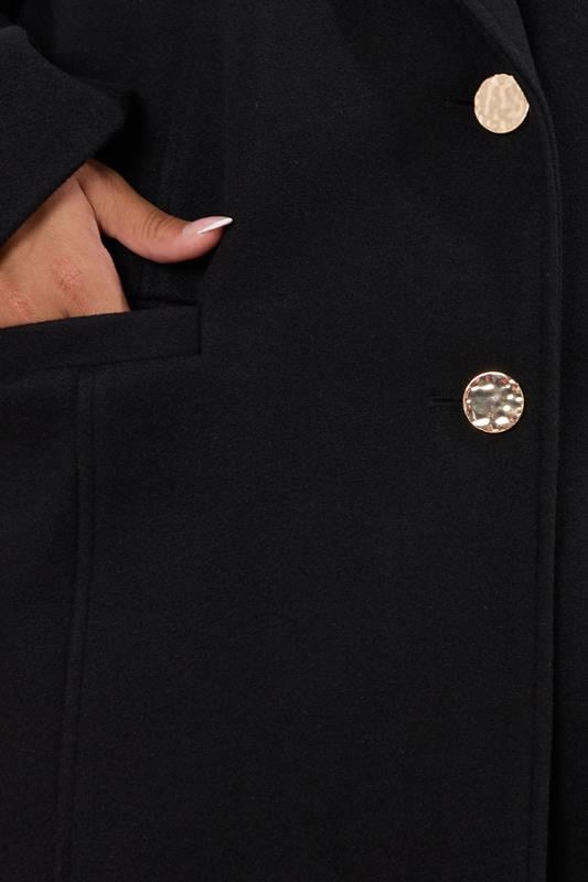 Evans YOURS Curve Black Longline Formal Coat
