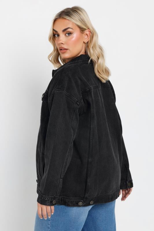 Evans YOURS Curve Black Oversized Jacket