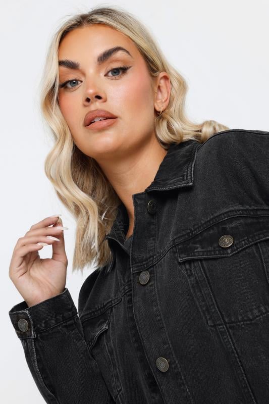 Evans YOURS Curve Black Oversized Jacket