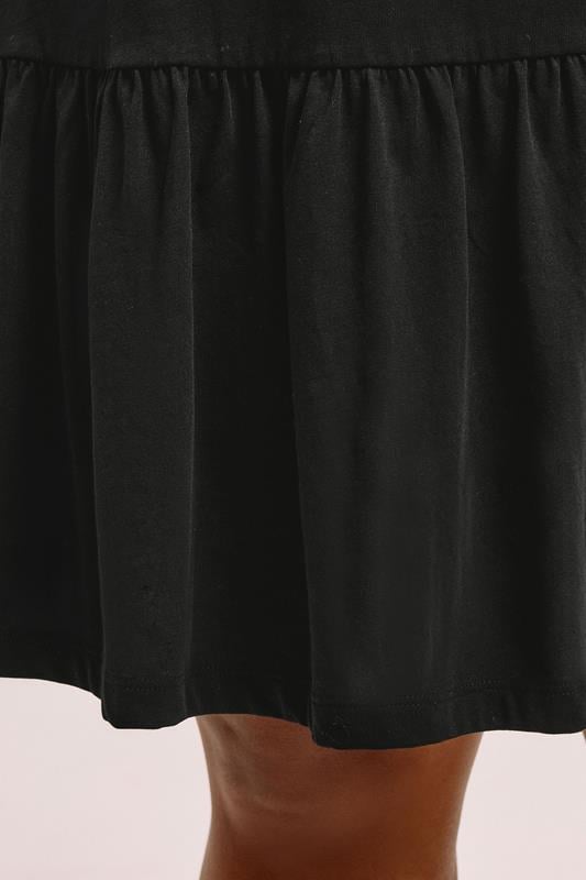 Evans YOURS Curve Black Peplum Mini Dress