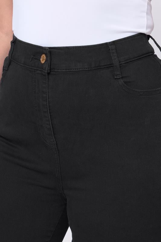 Evans YOURS Curve Black Stretch Skinny AVA Jeans