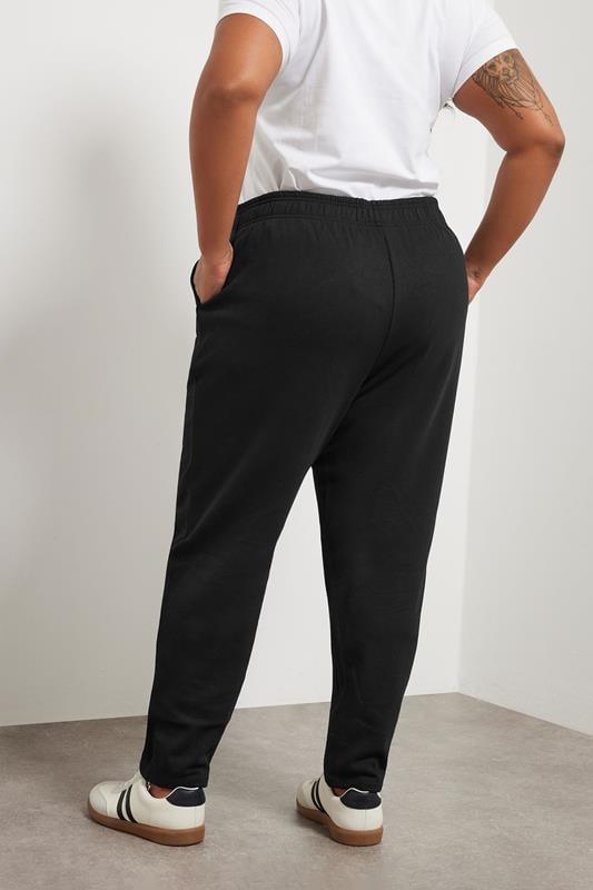 Evans Yours Curve Black Tapered Leg Joggers