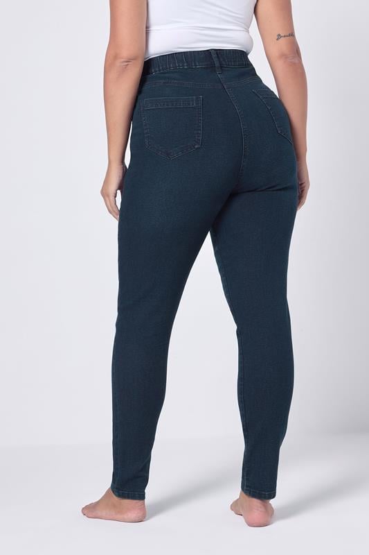 Evans YOURS Curve Blue Ava Stretch Skinny Jeans