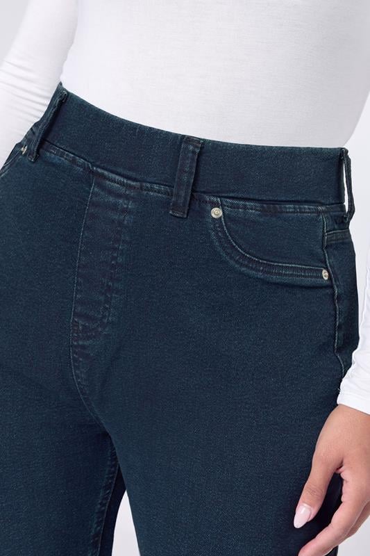 Evans YOURS Curve Blue Wide Leg Jeggings
