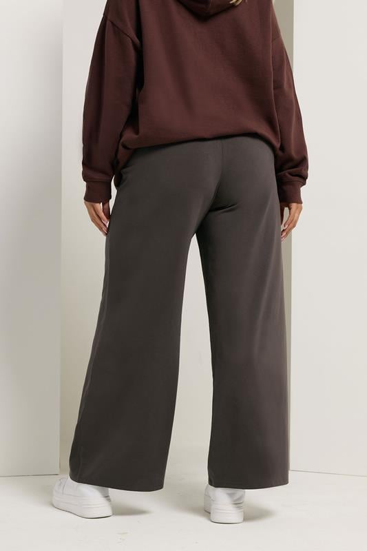 Evans YOURS Curve Brown Wide Leg Leggings