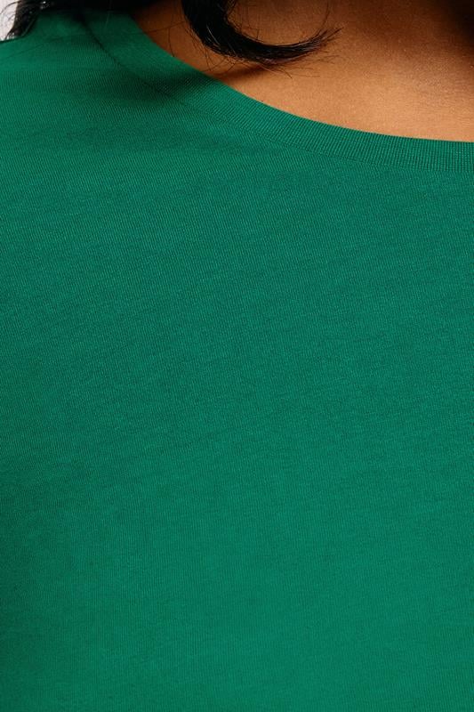 Evans YOURS Curve Dark Green Core T-Shirt