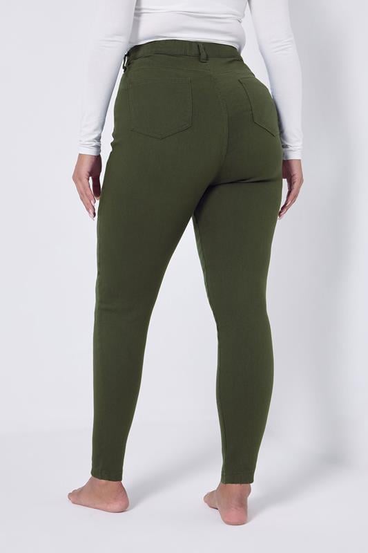 Evans YOURS Curve Green GRACE Jeggings