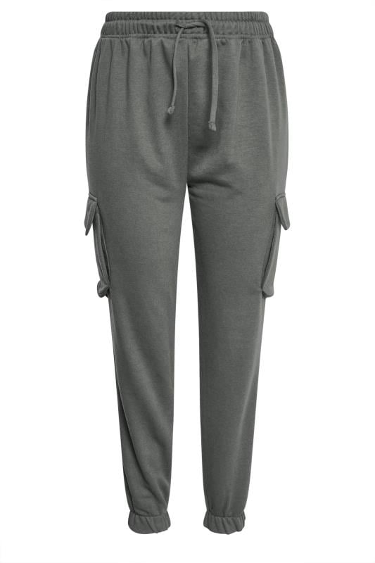 Evans YOURS Curve Grey Cargo Joggers