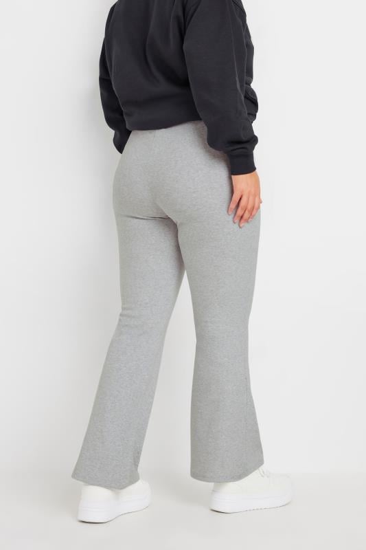 Evans YOURS Curve Grey Flared Yoga Pants