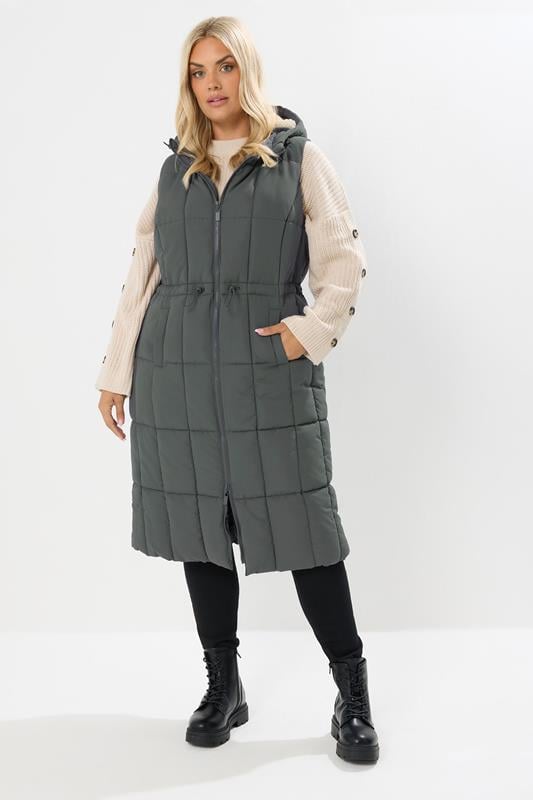 Evans YOURS Curve Grey Midi Gilet