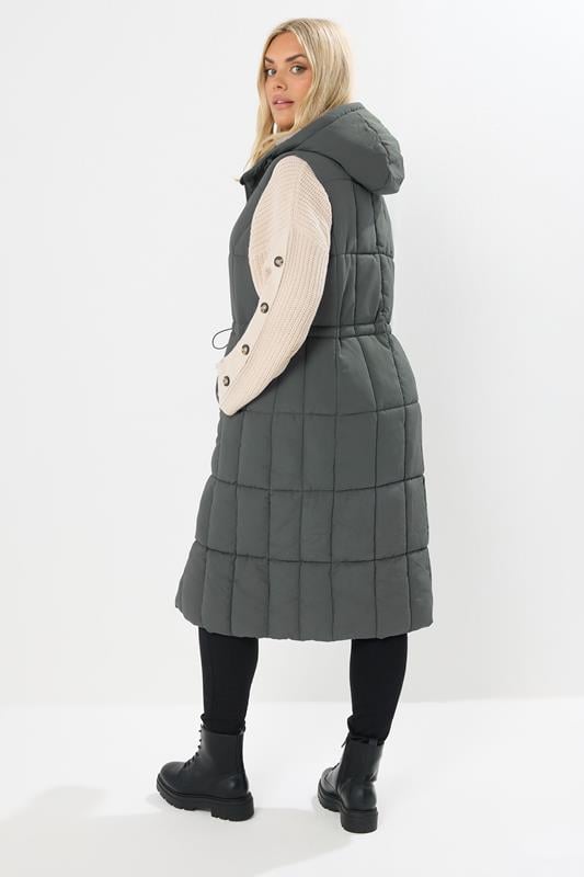 Evans YOURS Curve Grey Midi Gilet