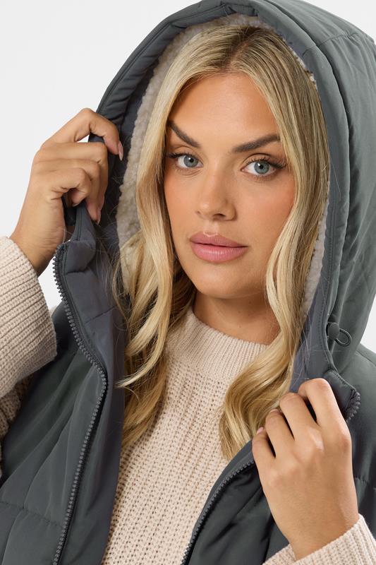 Evans YOURS Curve Grey Midi Gilet