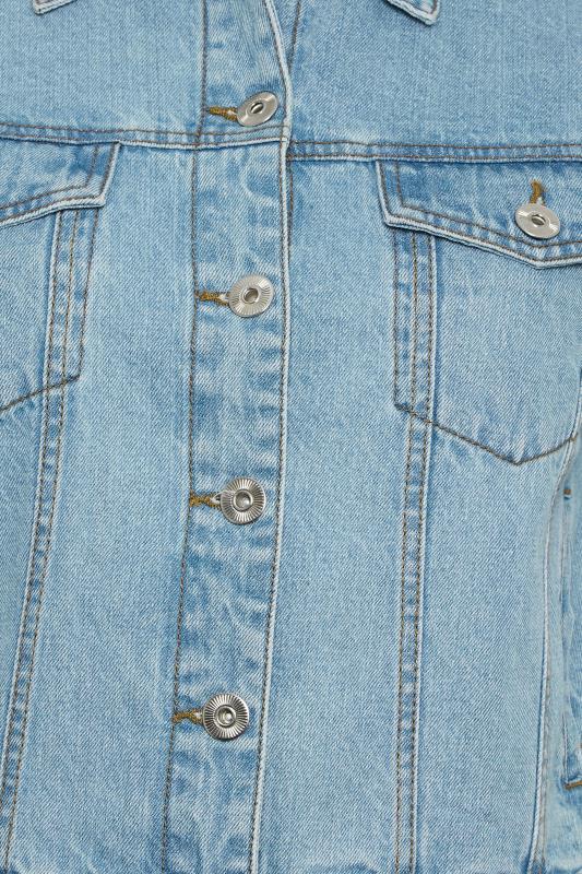 Evans YOURS Curve Light Blue Denim Jacket