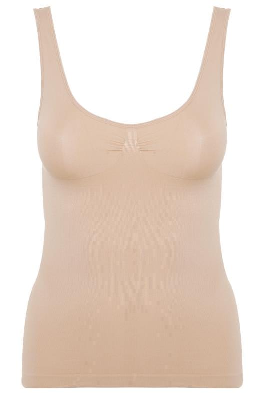 Evans YOURS Curve Nude Seamless Control Vest Top