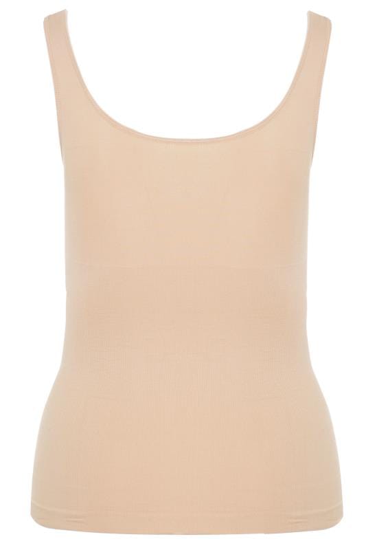 Evans YOURS Curve Nude Seamless Control Vest Top