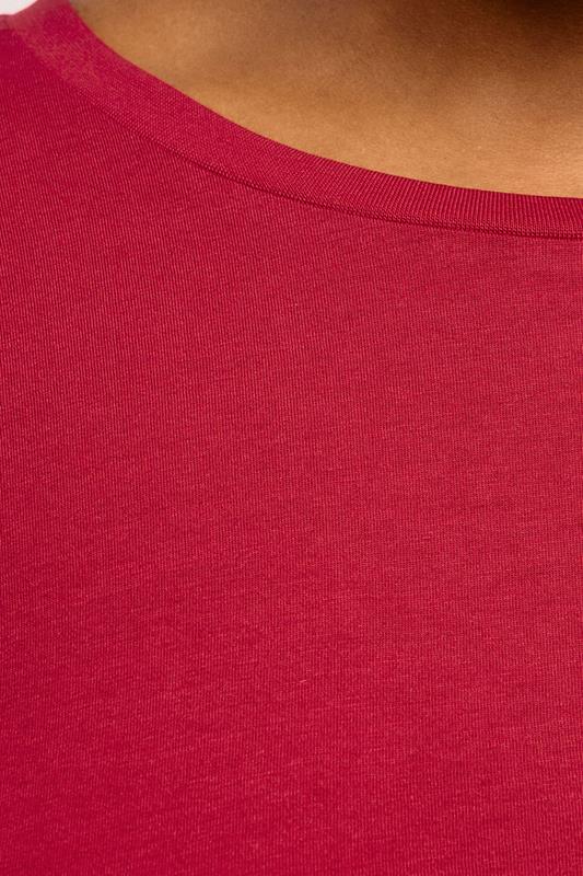 Evans YOURS Curve Red Core T-Shirt