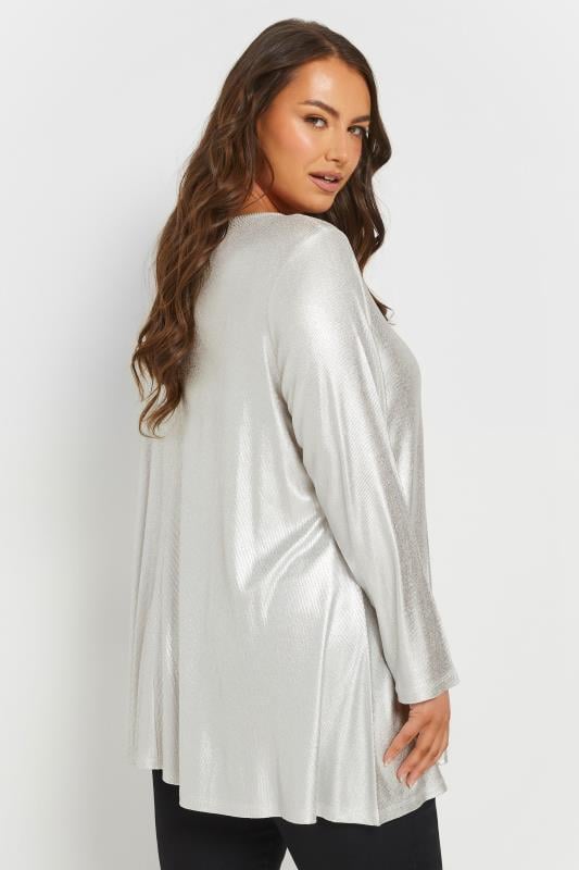 Evans YOURS Curve Silver Foil Swing Top