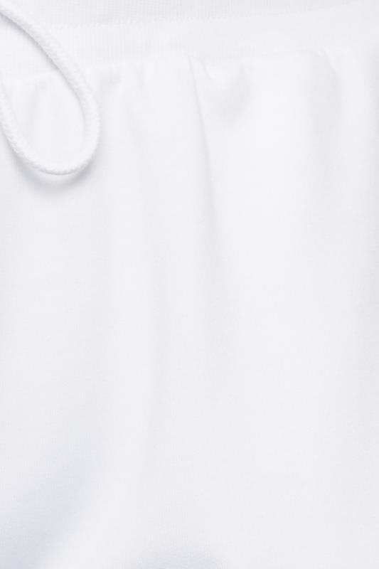 Evans YOURS Curve White Jogger Shorts