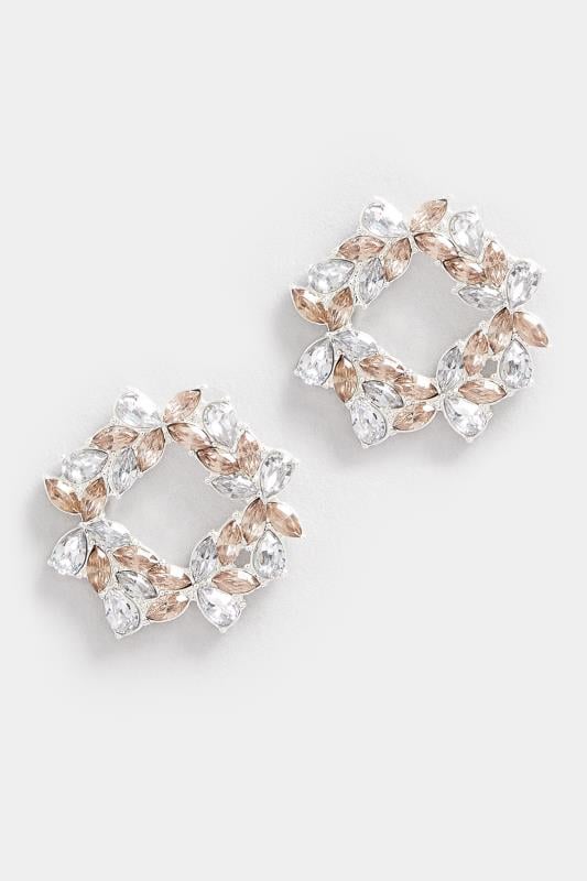 Evans Yours Diamante Circular Earrings