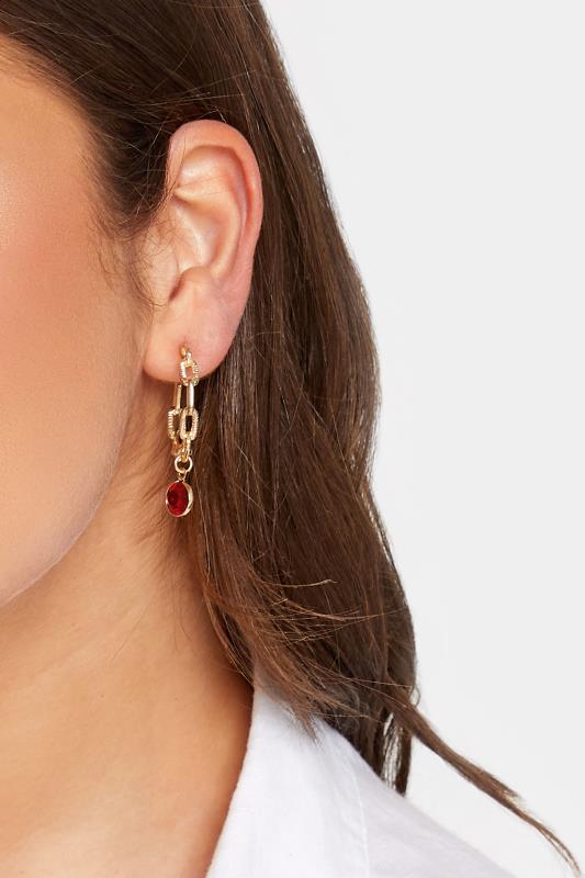 Evans Yours Gold Tone 3 PACK Mixed Hoop Earrings