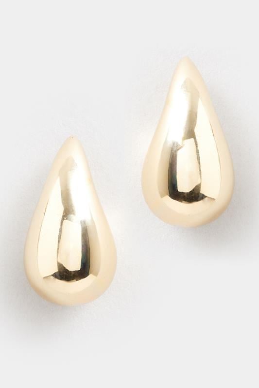 Evans Yours Gold Tone Teardrop Earrings