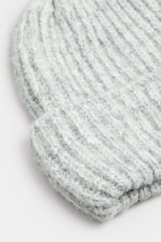Evans Yours Grey Chunky Knit Beanie