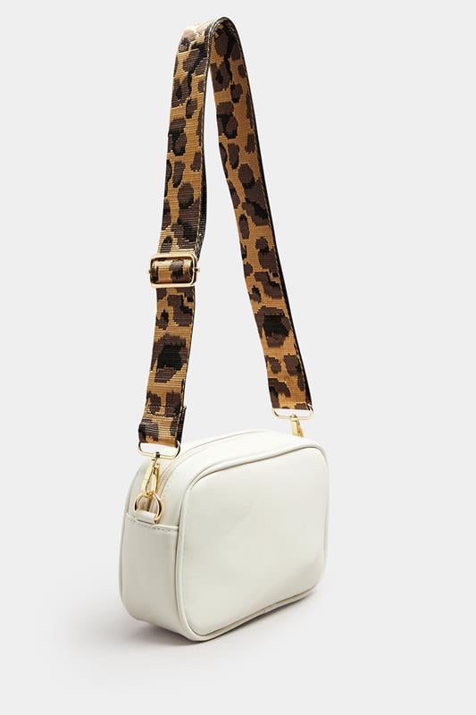 Evans Yours Natural Brown Leopard Cross Body Bag