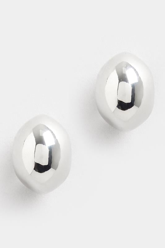 Evans Yours Silver Tone Chunky Drop Earrings