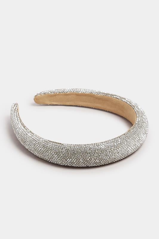 Evans Yours Silver Tone Diamante Headband