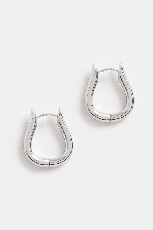 Evans Yours Silver Tone Small Hoop Earrings
