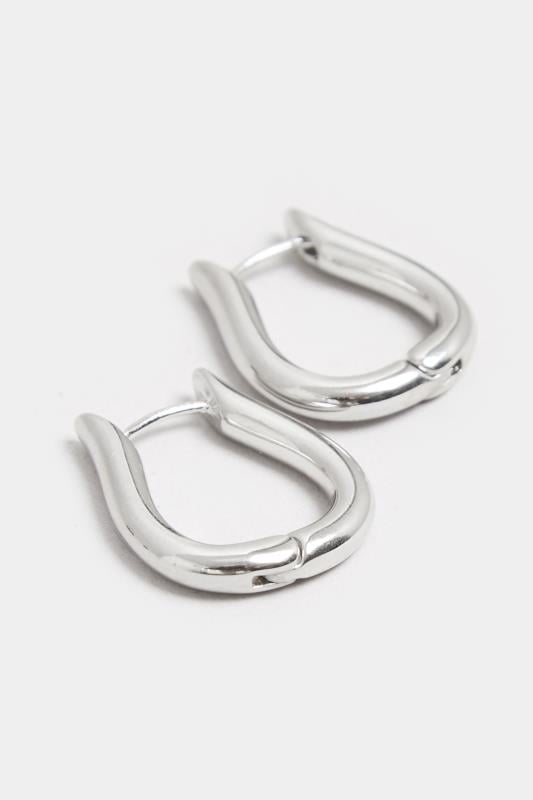 Evans Yours Silver Tone Small Hoop Earrings