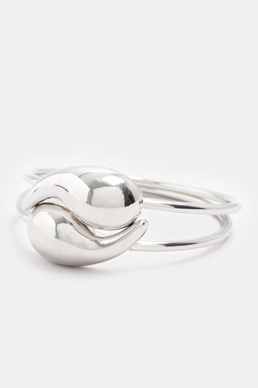 Evans Yours Silver Tone Tear Drop Bracelet