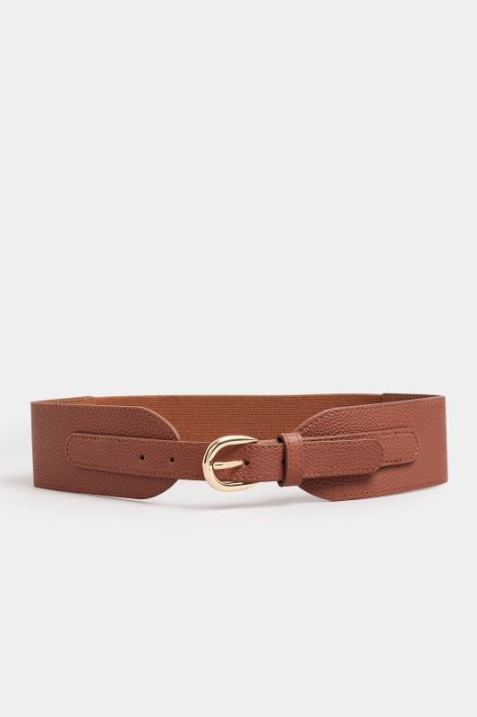 Evans Yours Tan Brown Wide Belt