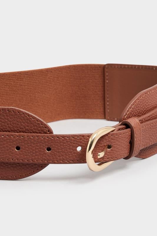 Evans Yours Tan Brown Wide Belt