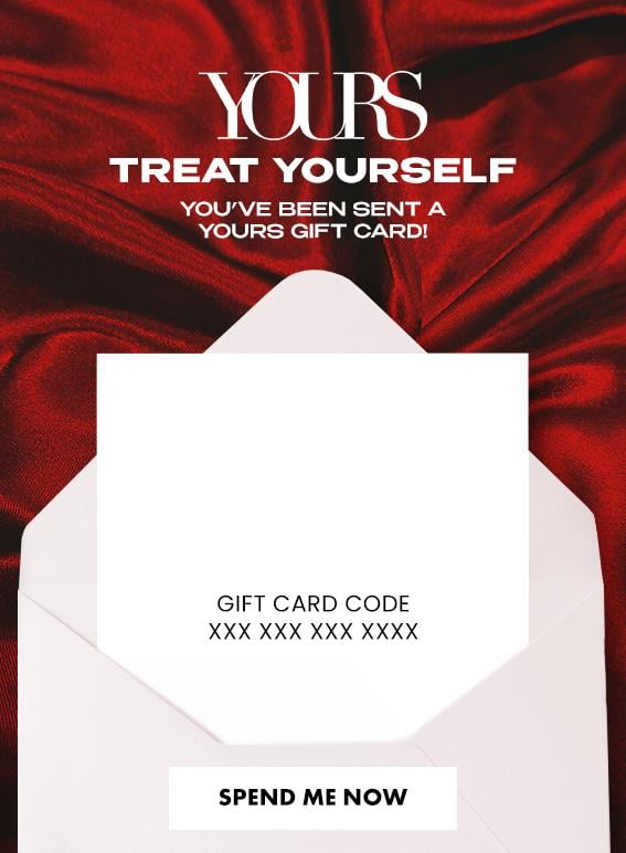 evans £10 - £150 Yours Valentine's Online Gift Card