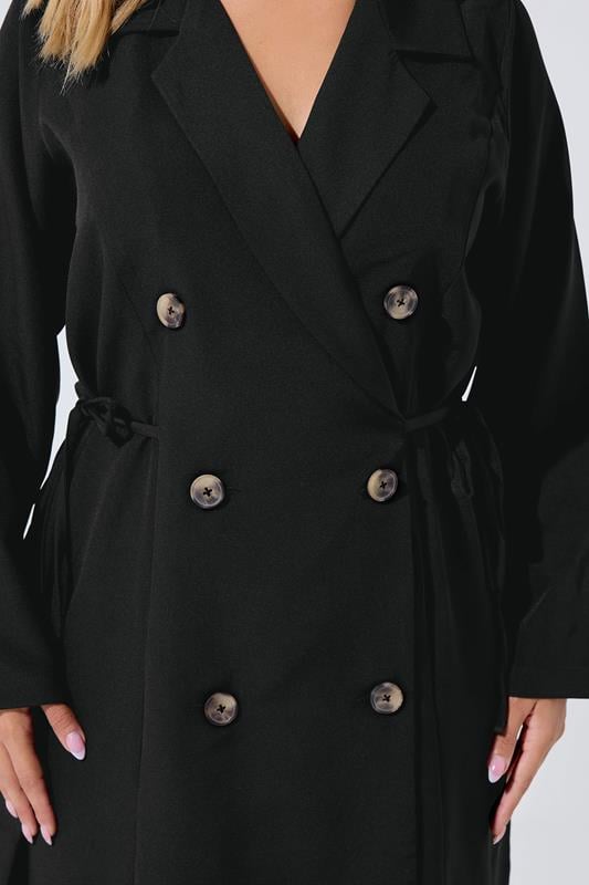 Evans LIMITED COLLECTION Curve Black Long Sleeve Blazer Dress