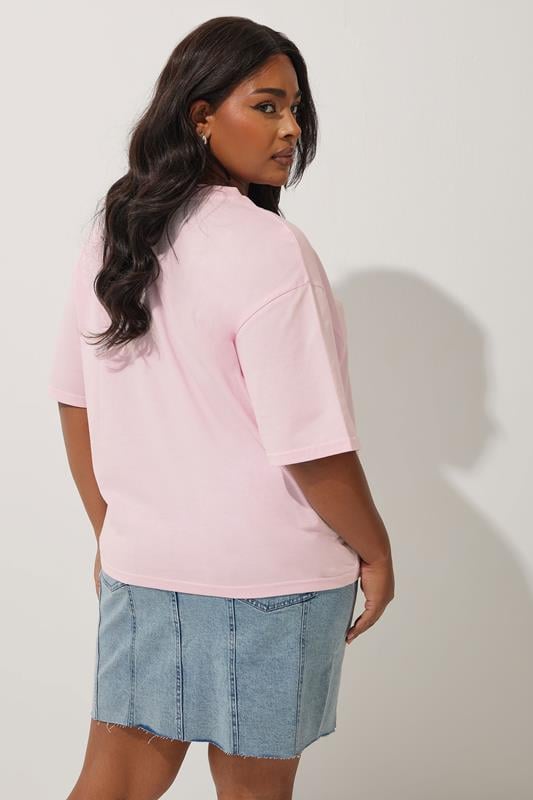 Evans LIMITED COLLECTION Curve Light Blue Seam Detail Denim Mini Skirt