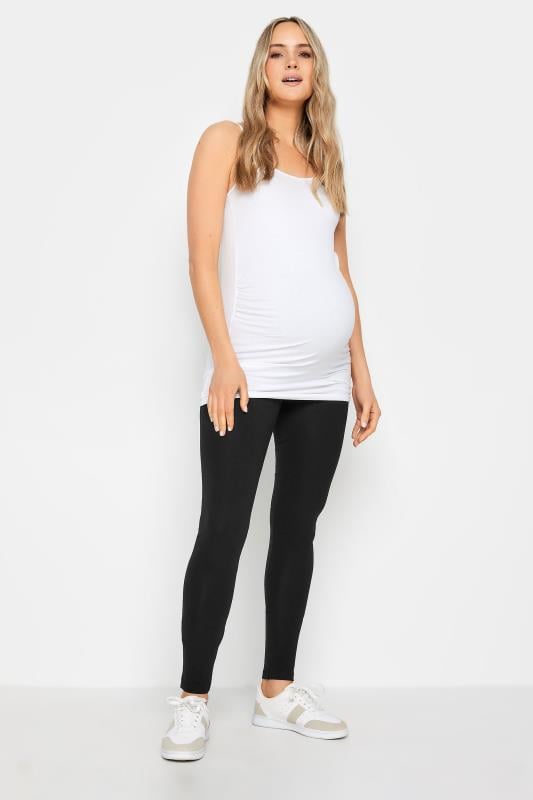 Evans LTS 2 PACK Tall Black Stretch Maternity Leggings