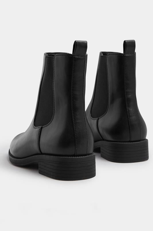 Evans LTS Black Chelsea Ankle Boots In Standard Fit