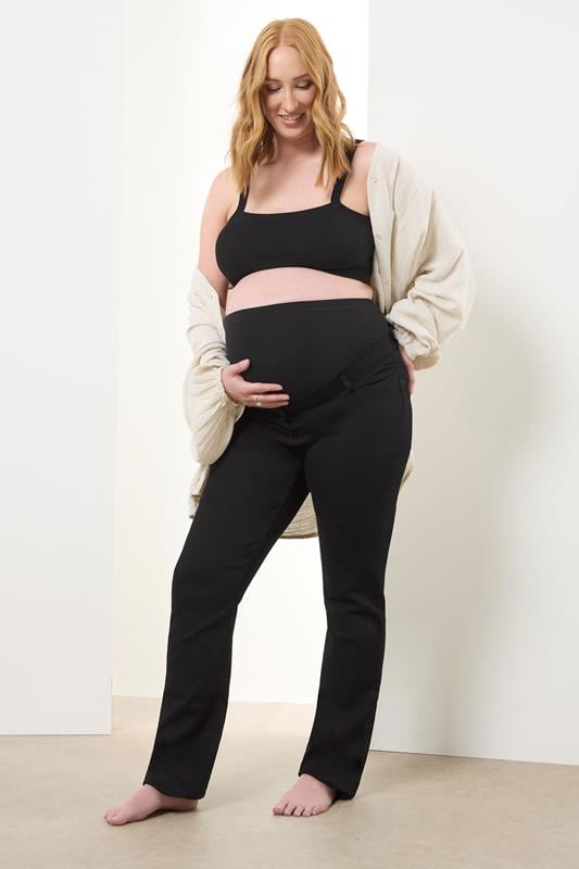 evans LTS Maternity Tall Black Lift & Shape Slim Leg Jeans