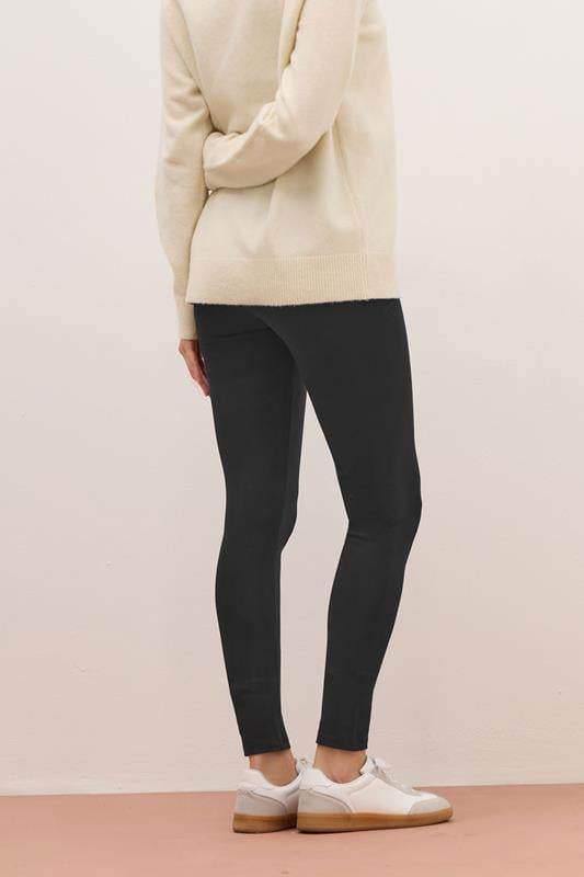 Evans LTS PREMIUM Tall Black Cotton Stretch Leggings