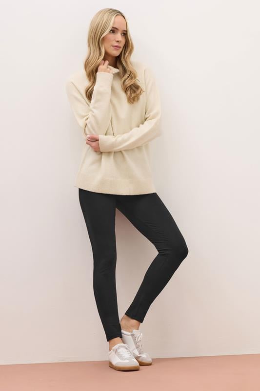 evans LTS PREMIUM Tall Black Cotton Stretch Leggings