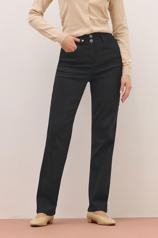 Evans LTS PREMIUM Tall Black Lift & Shape Slim Leg Jeans