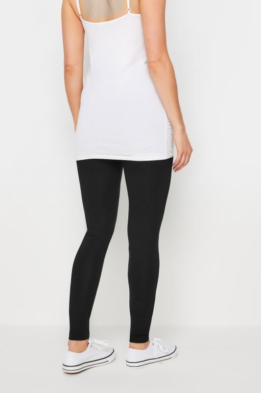 Evans LTS PREMIUM Tall Black Maternity Cotton Leggings