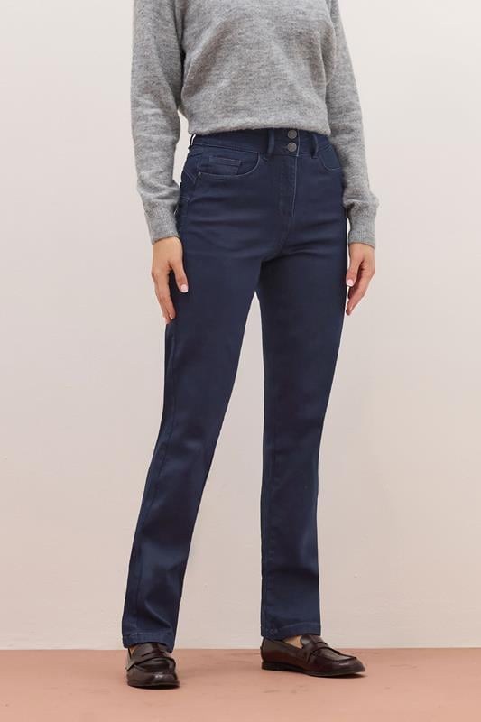 Evans LTS PREMIUM Tall Indigo Blue Lift & Shape Slim Leg Jeans