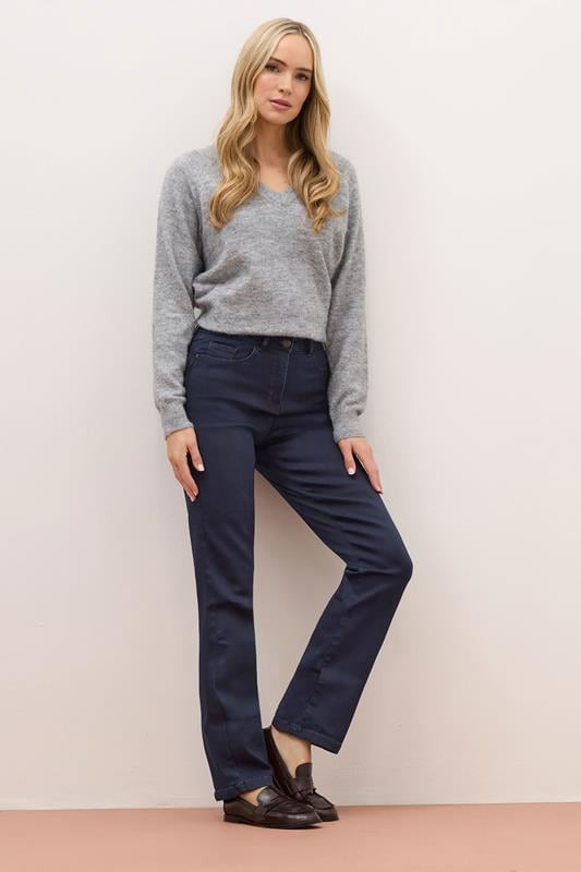 evans LTS PREMIUM Tall Indigo Blue Lift & Shape Slim Leg Jeans