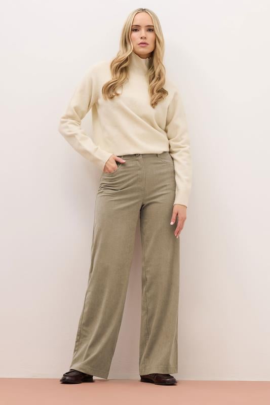 evans LTS PREMIUM Tall Stone Brown Cord Wide Leg Jeans