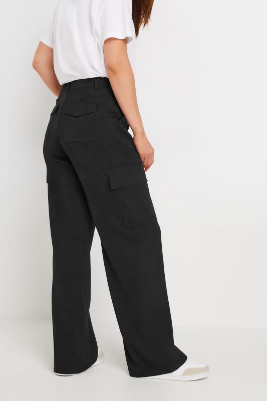 Evans LTS Tall Black Tailored Cargo Pocket Trousers