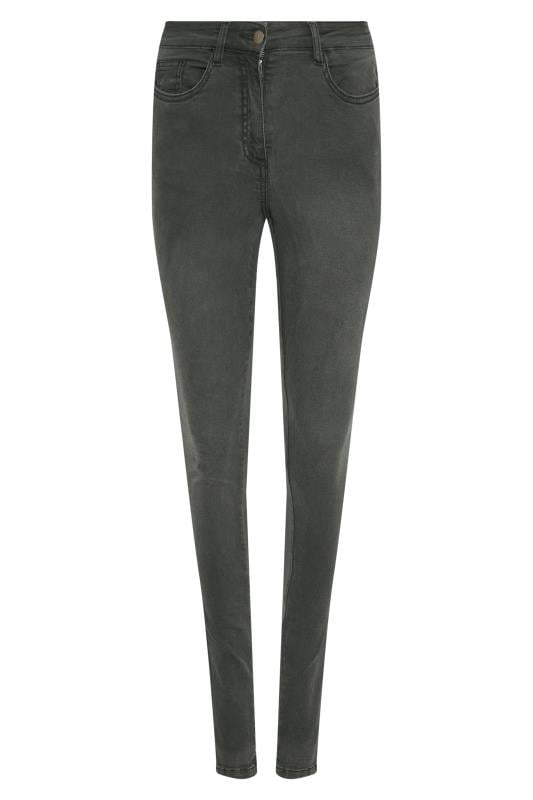 Evans LTS Tall Black Washed AVA Stretch Skinny Jeans